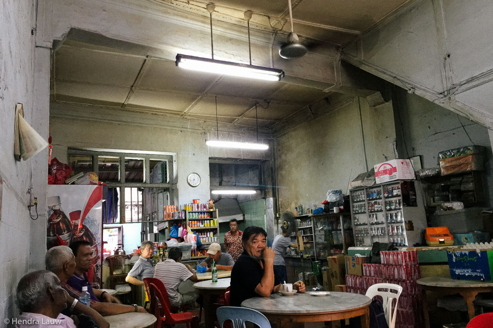 Inside a coffee shop at 114 Jalan Besar Singapore