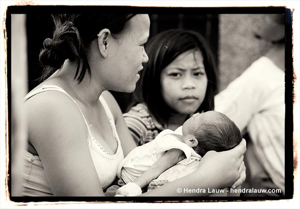 A Newborn at the Manila North Cemetery