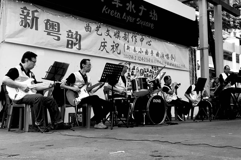 Singapore getai show in Chinatown