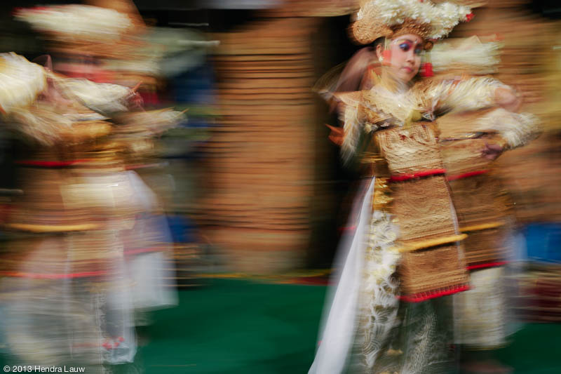 Legong Kuntul dance in Ubud Bali Indonesia