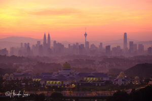 Sunrise in Kuala Lumpur